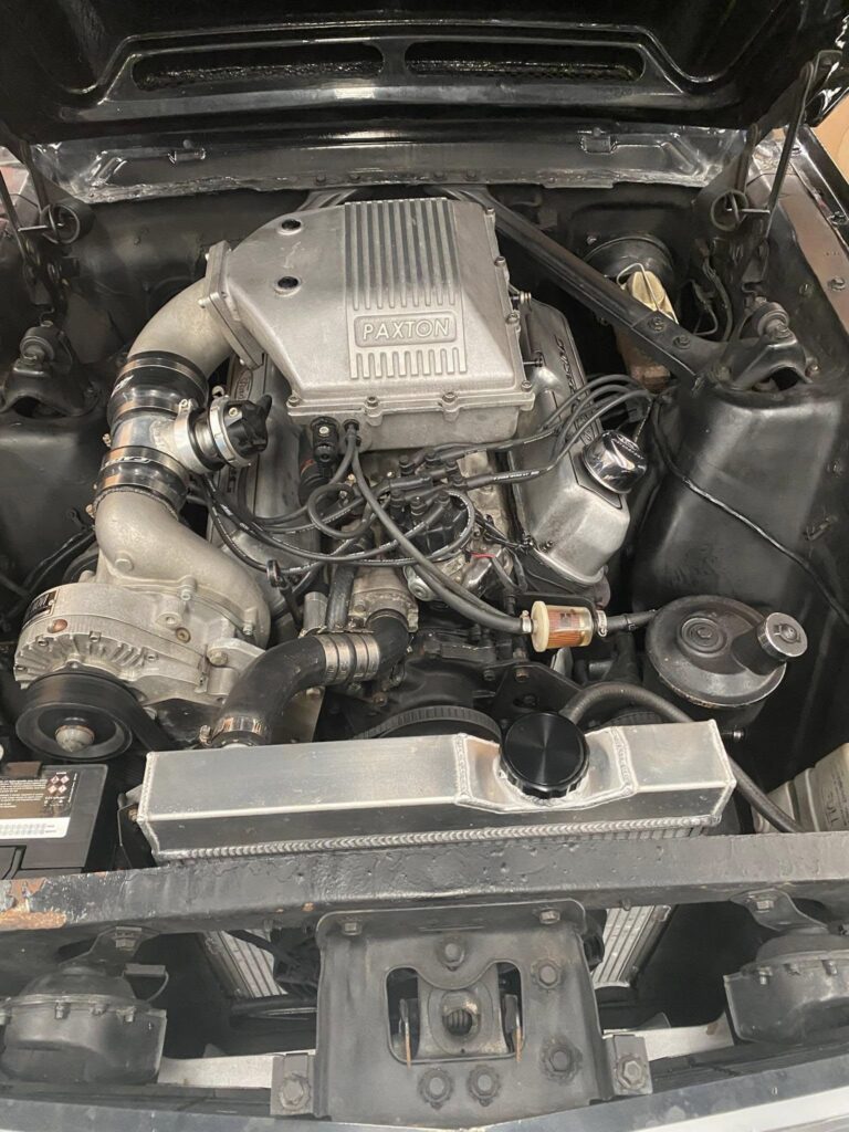 Supercharged engine bay